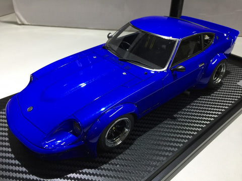 IGNITION MODEL 1/18 NISSAN FAIRLADY 240ZG HS30 FULL WORKS BLUE (90955) (P15M-120)