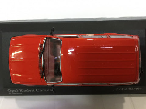 MINICHAMPS 1/43 OPEL KADETT CARAVAN 1979 RED (400 044110) (06604) (PIU50)