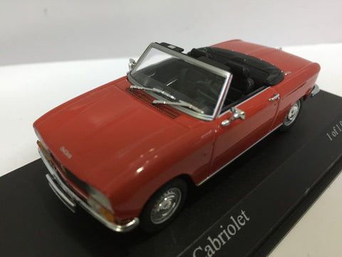 MINICHAMPS 1/43 PEUGEOT 304 CABRIOLET 1972 RED (400 112730) (09772) (BUY)