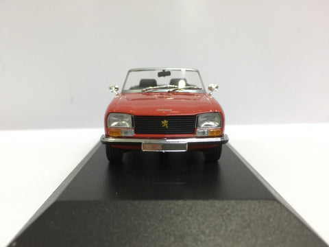 MINICHAMPS 1/43 PEUGEOT 304 CABRIOLET 1972 RED (400 112730) (09772) (BUY)