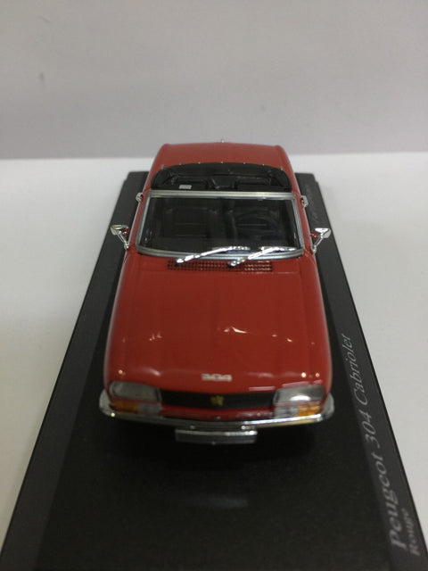 MINICHAMPS 1/43 PEUGEOT 304 CABRIOLET 1972 RED (400 112730) (09772) (BUY)