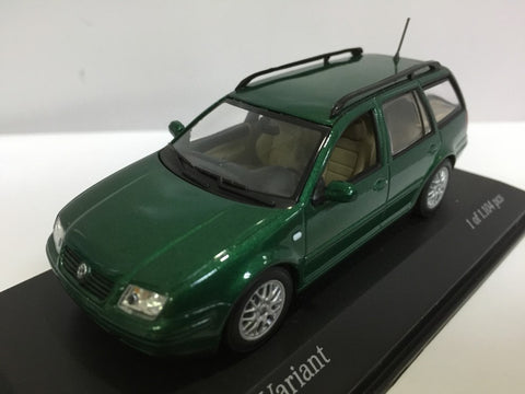 MINICHAMPS 1/43 VW BORA VARIANT GREEN METALLIC (430 058211) (03369) (PIU50)