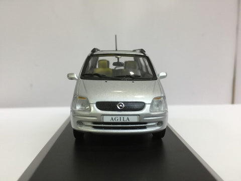 MINICHAMPS 1/43 OPEL AGILA SILVER (430 049000) (03311) (PIU50)