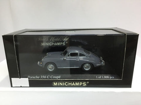 MINICHAMPS 1/43 PORSCHE 356 C COUPE GREY (430 062324) (04072) (PIU50)