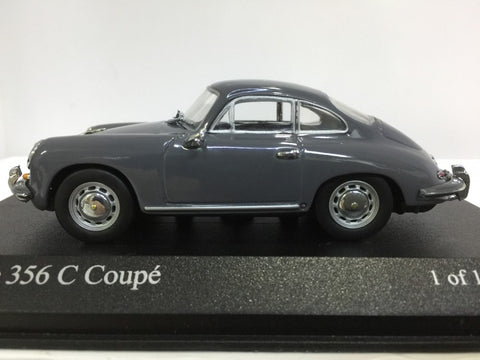 MINICHAMPS 1/43 PORSCHE 356 C COUPE GREY (430 062324) (04072) (PIU50)