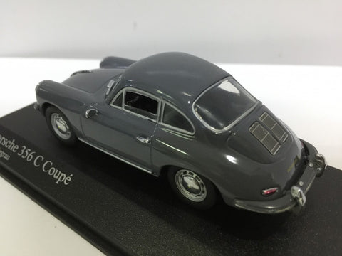 MINICHAMPS 1/43 PORSCHE 356 C COUPE GREY (430 062324) (04072) (PIU50)