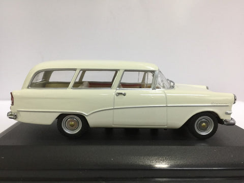 MINICHAMPS 1/43 OPEL REKORD P1 CARAVAN 1958-60 WHITE (430043216) (03361) (PIU50)