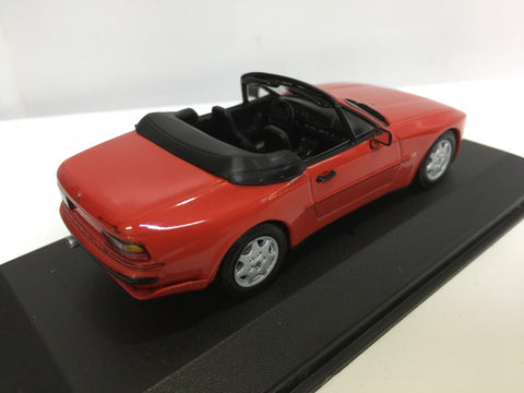 MINICHAMPS 1/43 PORSCHE 944 CABRIOLET 1991 RED (400 062230) (04763) (PIU50)