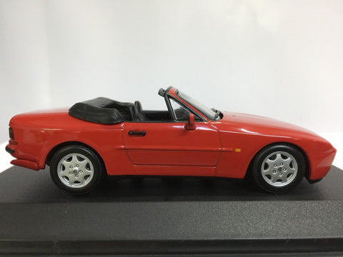 MINICHAMPS 1/43 PORSCHE 944 CABRIOLET 1991 RED (400 062230) (04763) (PIU50)