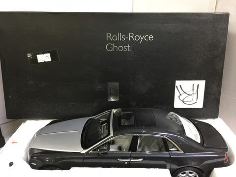 KYOSHO 1/18 ROLLS-ROYCE GHOST DARKEST TUNGSTEN (08801TGR) (19504) (BUY)