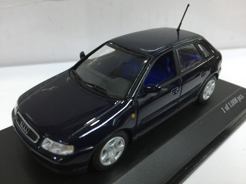 MINICHAMPS 1/43 AUDI A3 5-DOOR 1999 DARK BLUE (430 018302) (03348) (PIU50)