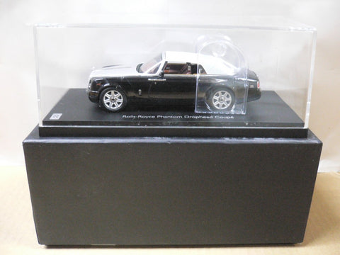 KYOSHO 1/43 ROLLS-ROYCE PHANTOM DROPHEAD COUPE BLACK 05532BKU (24129) (PIU150)