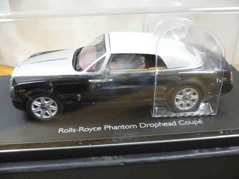 KYOSHO 1/43 ROLLS-ROYCE PHANTOM DROPHEAD COUPE BLACK 05532BKU (24129) (PIU150)