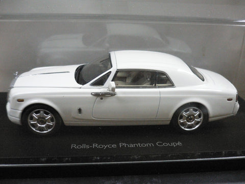 KYOSHO 1/43 ROLLS-ROYCE PHANTOM COUPE ENGLISH WHITE 05531EW (24131) (PIU150)