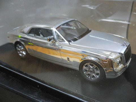 KYOSHO 1/43 ROLLS-ROYCE PHANTOM COUPE SILVER PLATED 05532SP (24755) (PIU150)