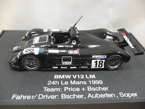 MINICHAMPS 1/43 BMW V12 LM 24H LE MANS 1999 (80 42 0 009 608)