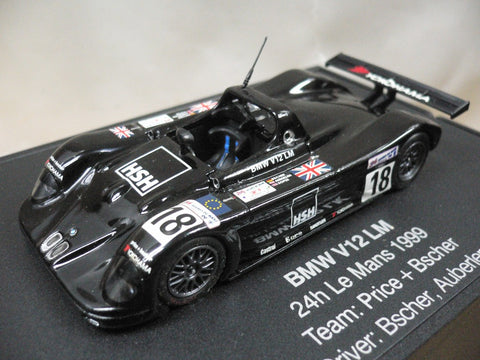 MINICHAMPS 1/43 BMW V12 LM 24H LE MANS 1999 (80 42 0 009 608)
