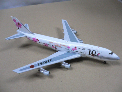 GEMINI JETS 1/400 JAL JAPAN AIRLINES BOEING 747-300 JA8187 (GJJAL008) (70008) (PIU30)