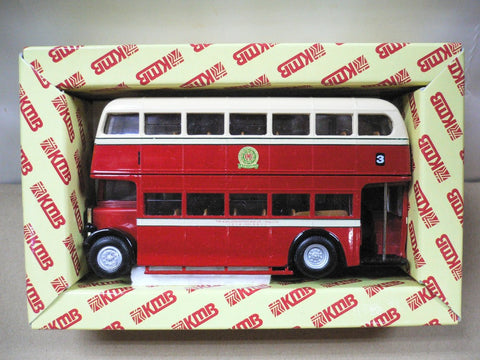 CORGI 1/76 KMB 3 DAIMLER CVG5DD 'A' SERIAL DOUBLE DECK BUS 九巴 丹拿A型 巴士 佐敦道碼頭 - 竹園 (40407) (BUY)
