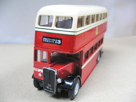 CORGI 1/76 KMB 3 DAIMLER CVG5DD 'A' SERIAL DOUBLE DECK BUS 九巴 丹拿A型 巴士 佐敦道碼頭 - 竹園 (40407) (BUY)