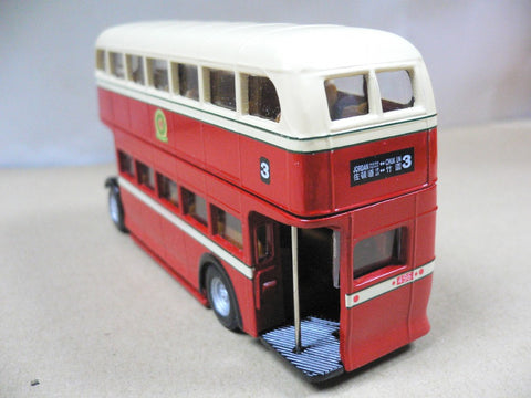 CORGI 1/76 KMB 3 DAIMLER CVG5DD 'A' SERIAL DOUBLE DECK BUS 九巴 丹拿A型 巴士 佐敦道碼頭 - 竹園 (40407) (BUY)