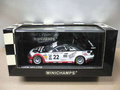 MINICHAMPS 1/43 BMW M3 GTR ALMS DAYTONE 24H 2004 #22 (400 042122) (05857) (PIU107)