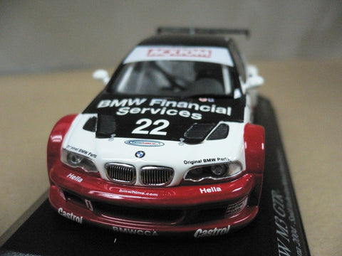 MINICHAMPS 1/43 BMW M3 GTR ALMS DAYTONE 24H 2004 #22 (400 042122) (05857) (PIU107)