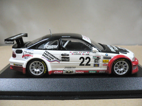 MINICHAMPS 1/43 BMW M3 GTR ALMS DAYTONE 24H 2004 #22 (400 042122) (05857) (PIU107)