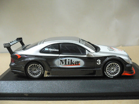 MINICHAMPS 1/43 MERCEDES-BENZ CLK COUPE DTM 2001 TEST CAR M.HAKKINEN #3 (400 013193) (04047) (PIU103)
