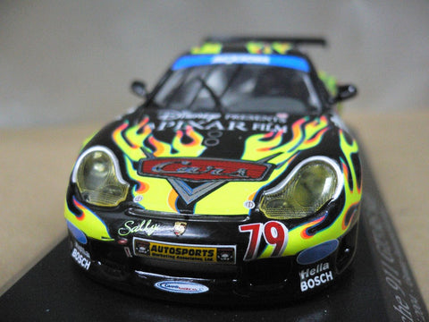 MINICHAMPS 1/43 PORSCHE 911 GT3 RS 'SALLY' GP OF MIAMI 2004 GUNNAR JEANNETTE MILT MINTER DISNEY PIXAR #79 (400 046979) (05970) (PIU126)