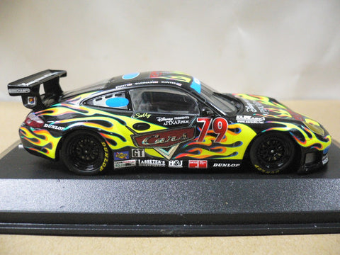 MINICHAMPS 1/43 PORSCHE 911 GT3 RS 'SALLY' GP OF MIAMI 2004 GUNNAR JEANNETTE MILT MINTER DISNEY PIXAR #79 (400 046979) (05970) (PIU126)