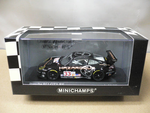 MINICHAMPS 1/43 PORSCHE 911 GT3-RS SEBRING 12HRS. 2003 PUMPELLY LALLY IVANKOVICH #33 (400 036933) (05002) (PIU98)