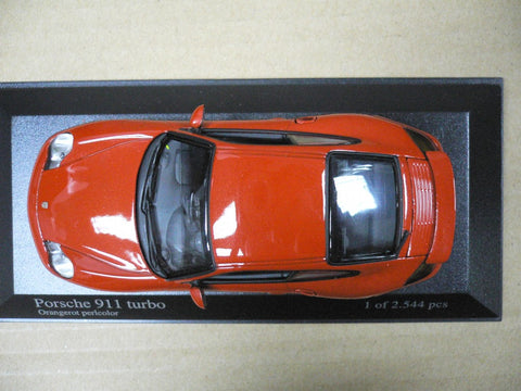 MINICHAMPS 1/43 PORSCHE 911 TURBO 1999 ORANGE METALLIC (430 069308) (05532) (PIU110)