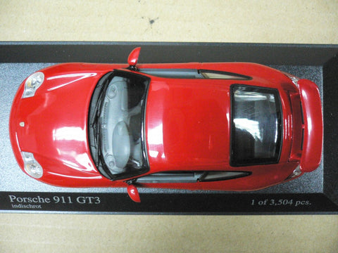 MINICHAMPS 1/43 PORSCHE 911 GT3 2003 RED (400 062020) (05008) (PIU100)