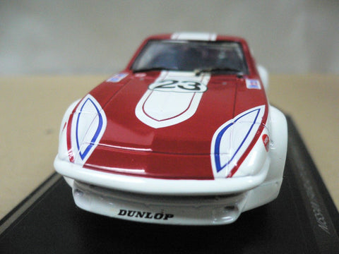 EBBRO 1/43 NISSAN FAIRLADY 240 ZG HS30 RACING 1973 WHITE RED #23 (43627) (PIU)