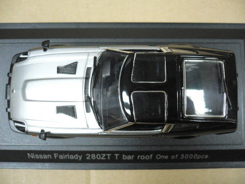 EBBRO 1/43 NISSAN FAIRLADY 280Z T BAR TOP BLACK (43417) (PIU)