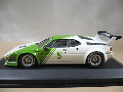 MINICHAMPS 1/43 BMW M1 WORKSCAR N.PIQUET #5 (430 802505) (01810) (WKG)