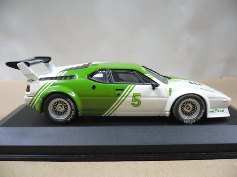 MINICHAMPS 1/43 BMW M1 WORKSCAR N.PIQUET #5 (430 802505) (01810) (WKG)