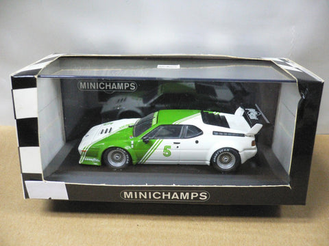 MINICHAMPS 1/43 BMW M1 WORKSCAR N.PIQUET #5 (430 802505) (01810) (WKG)