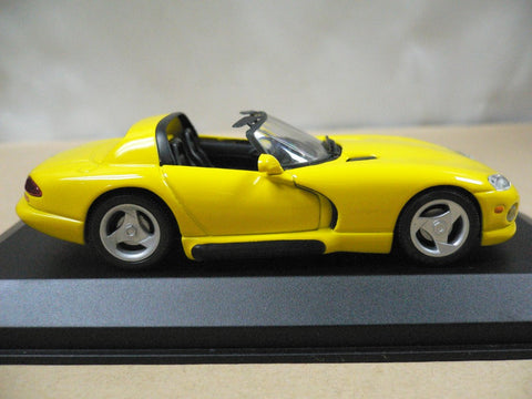 MINICHAMPS 1/43 DODGE VIPER CABRIOLET 1993 YELLOW (430 144030) (01765) (WKG)
