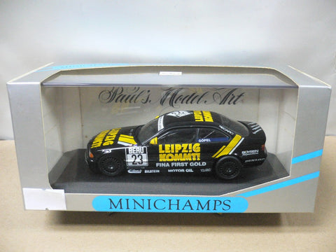 MINICHAMPS 1/43 BMW 325i COUPE DTM 1994 TEAM SCHNEIDER S.GOEPEL #23 (430 942223) (01086) (WKG)