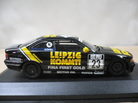 MINICHAMPS 1/43 BMW 325i COUPE DTM 1994 TEAM SCHNEIDER S.GOEPEL #23 (430 942223) (01086) (WKG)
