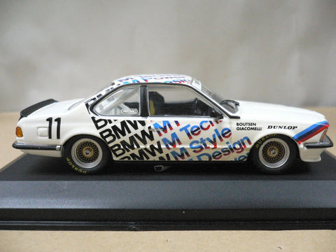 MINICHAMPS 1/43 BMW 635 CSi MONZA 1983 #11 (430 832611) (01822) (WKG)