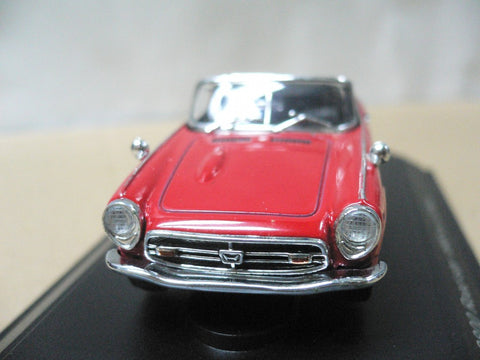 EBBRO 1/43 HONDA S800 ROAD STAR 1966 RED (43399) (PIU)