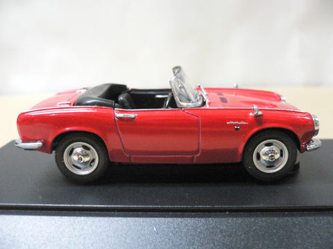 EBBRO 1/43 HONDA S800 ROAD STAR 1966 RED (43399) (PIU)