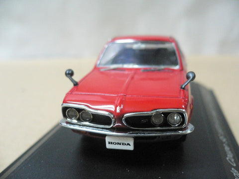 EBBRO 1/43 HONDA COUPE 9S 1970 AIR COOLED RED (43416) (PIU)