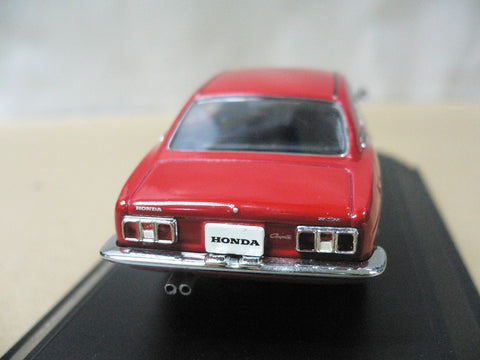 EBBRO 1/43 HONDA COUPE 9S 1970 AIR COOLED RED (43416) (PIU)