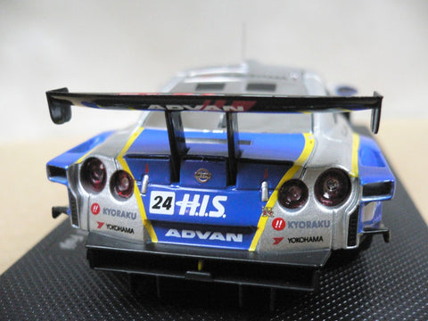 EBBRO 1/43 NISSAN SUPER GT 500 HIS ADVAN KONDO GT-R Rd.7 FUJI SILVER BLUE #24 (43234) (PIU)