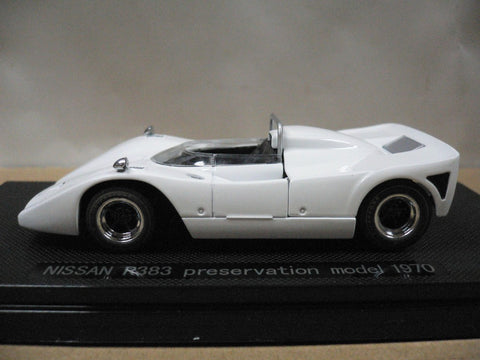 EBBRO 1/43 NISSAN R383 PRESERVATION MODEL 1970 WHITE (43871) (PIU)