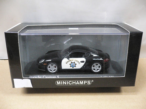 MINICHAMPS 1/43 PORSCHE CAYMAN HIGHWAY PATROL 2007 高速公路巡警 (400 065691) (13750) (PIU120)